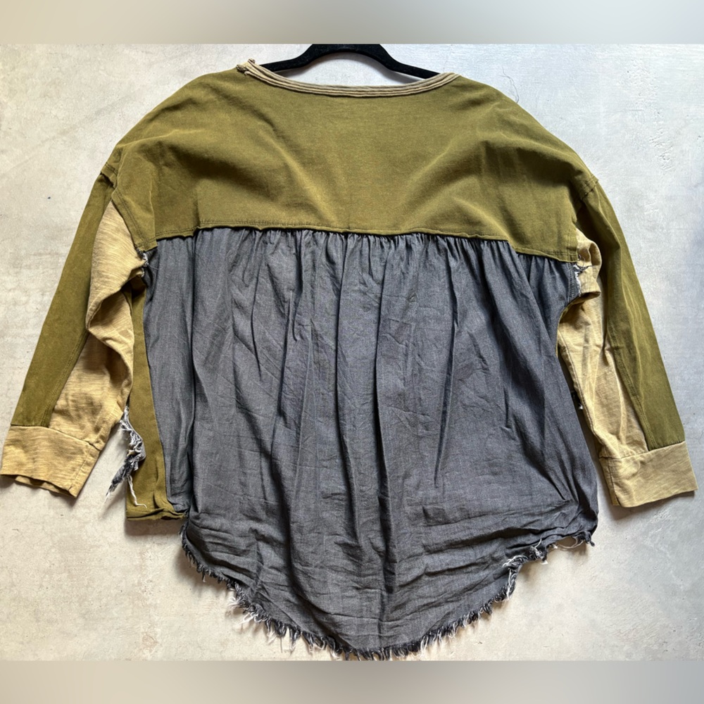 Star Patch Shirt Green Multi - image 4